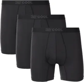 32 Degrees Mens 3 Pack Active Mesh Boxer Brief