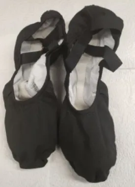 Bali -- Stretch Canvas Split Sole Ballet -- Black
