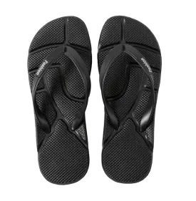 Black Summer Beach Flip Flops - Men's