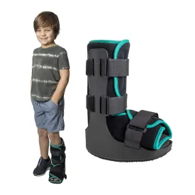 Brace Direct Childrens Pediatric Walker Fracture Boot for Kids Broken Toe or Foot, Left or Right, Lightweight Padded Support Cam Boot for Foot Injury