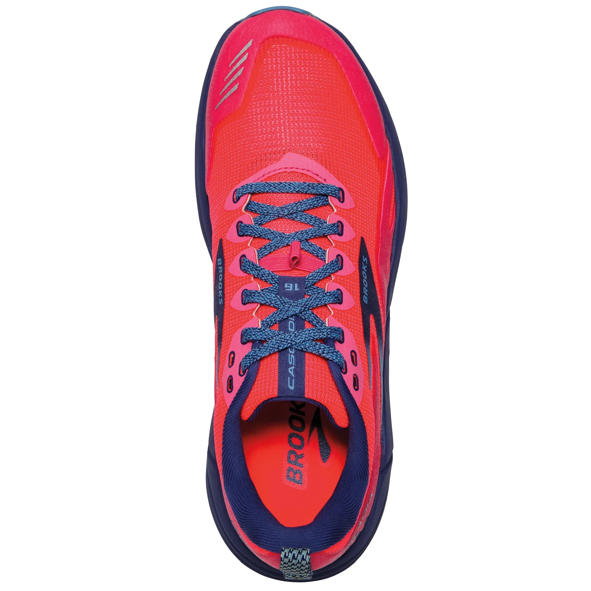 Brooks Cascadia 16 Women's Pink Flambe Cobalt