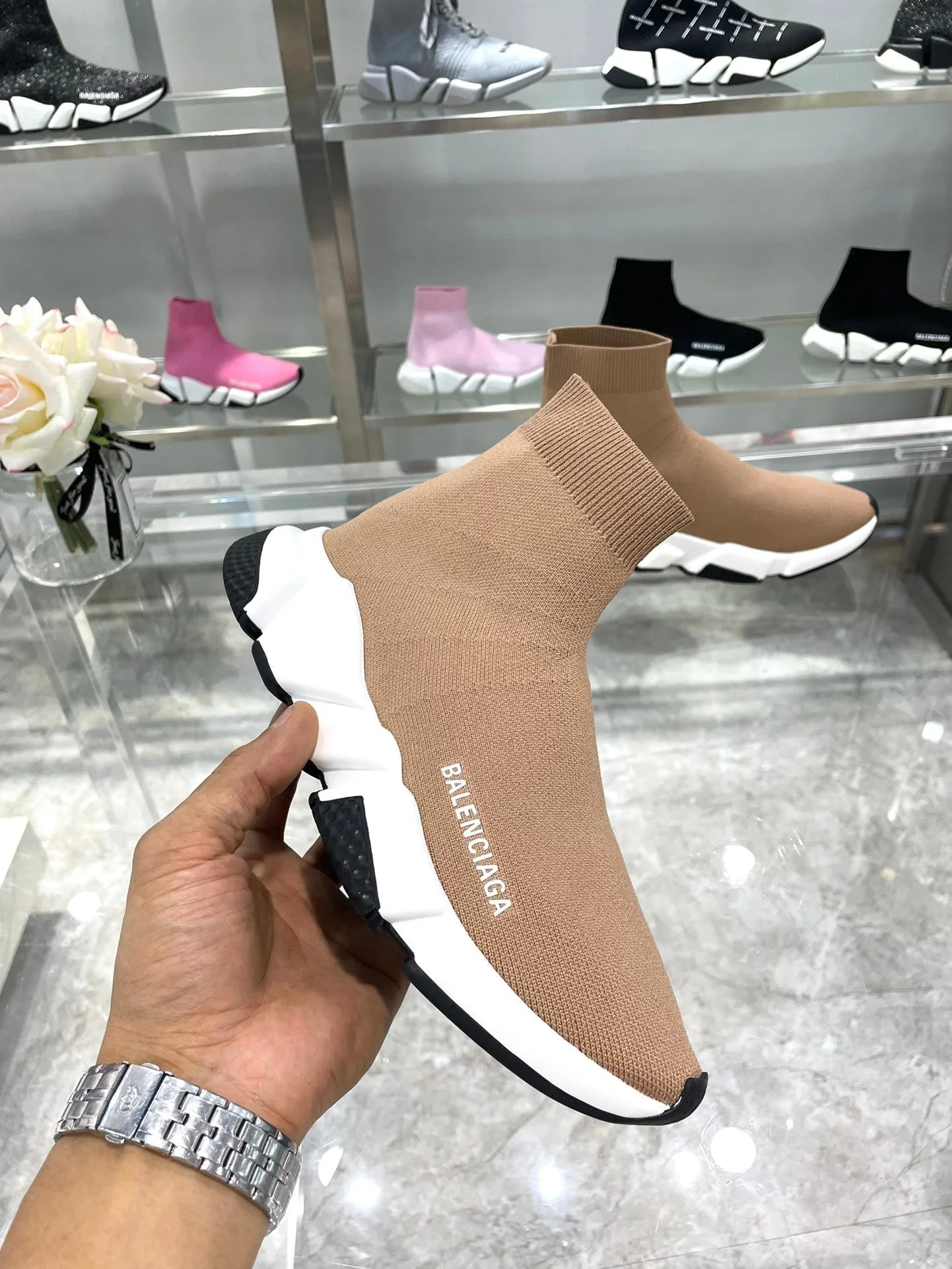 CE - Bla Speed Stretch Knit High Top