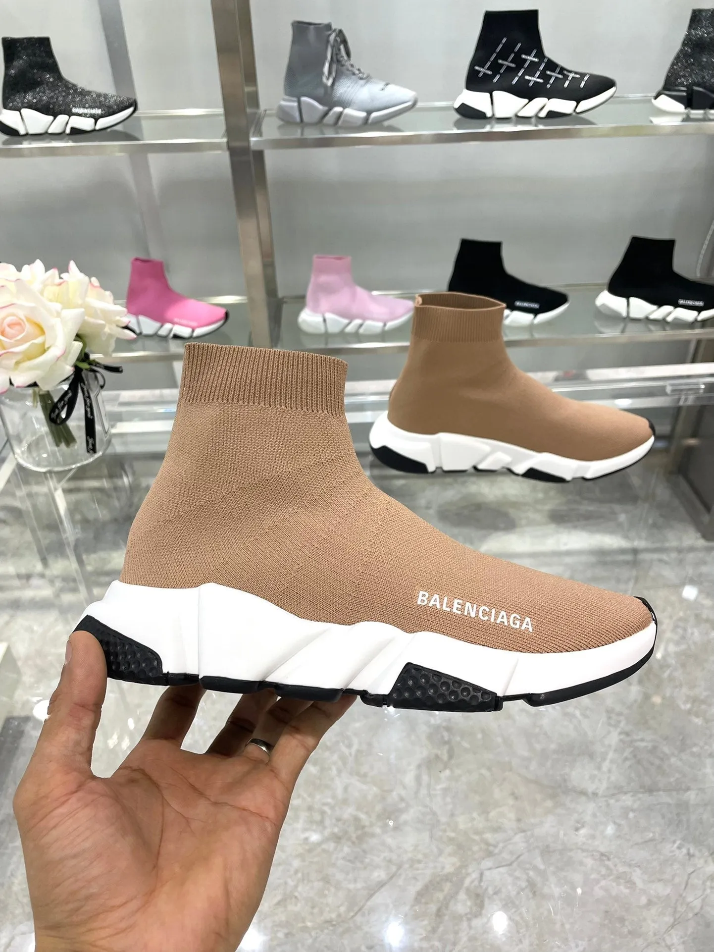 CE - Bla Speed Stretch Knit High Top