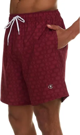 Champion Mens Swim Trunks with Mesh Liner, 7" Inseam Quick Drying Mens Bathing Suit, Board Shorts for Swimming and Beach