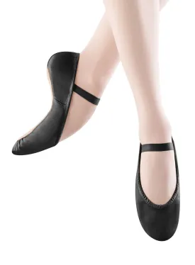 Dansoft Leather Ballet by Bloch (Child, Black)