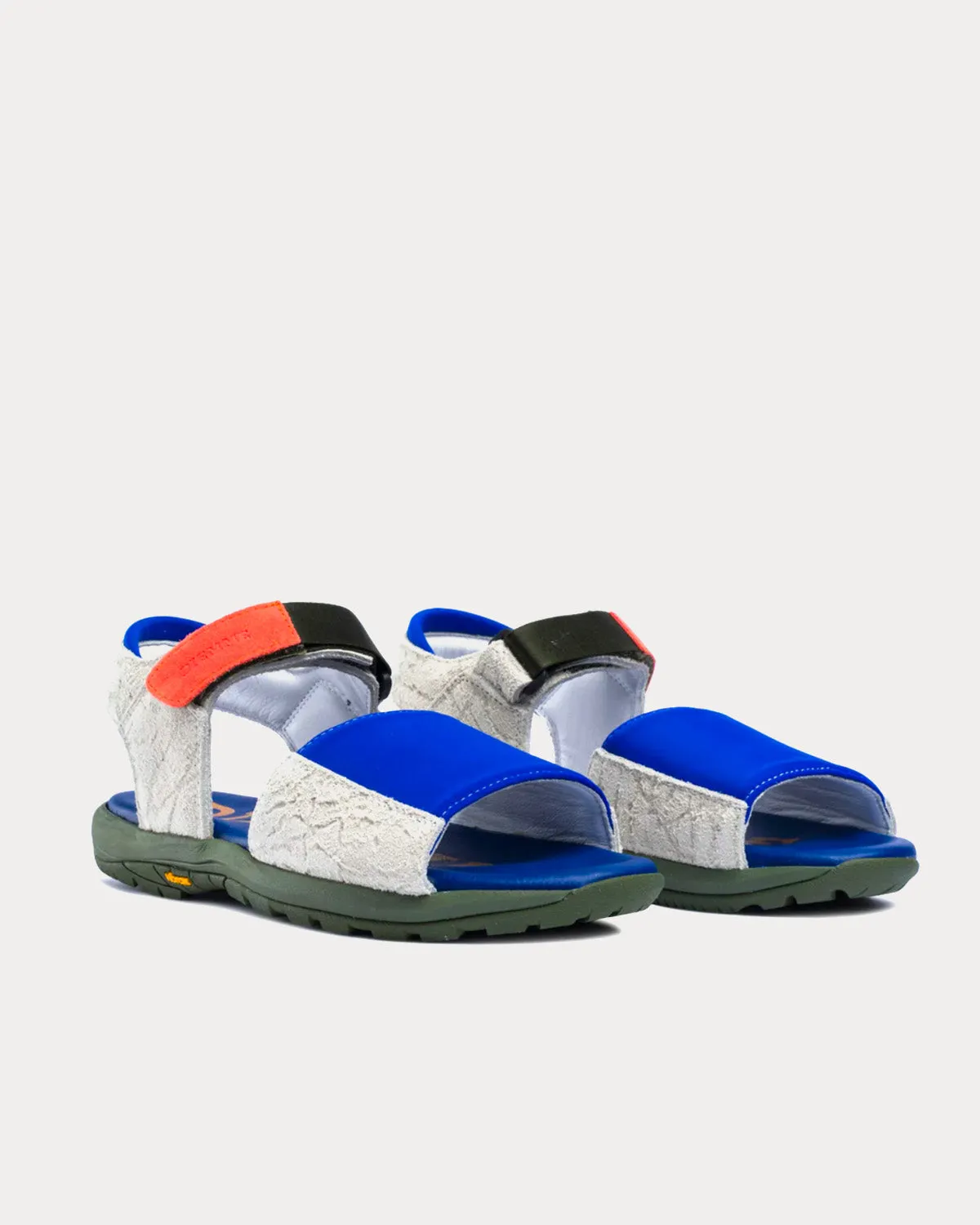 Dune Crackled White Mix Sandals