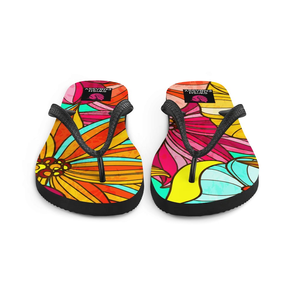 Festive Flower (Flip Flops)