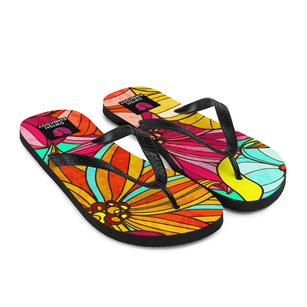 Festive Flower (Flip Flops)
