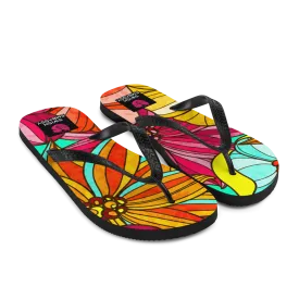 Festive Flower (Flip Flops)