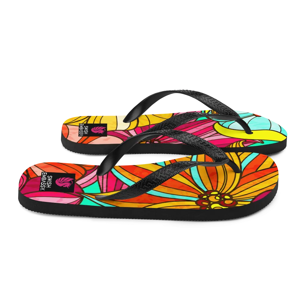 Festive Flower (Flip Flops)
