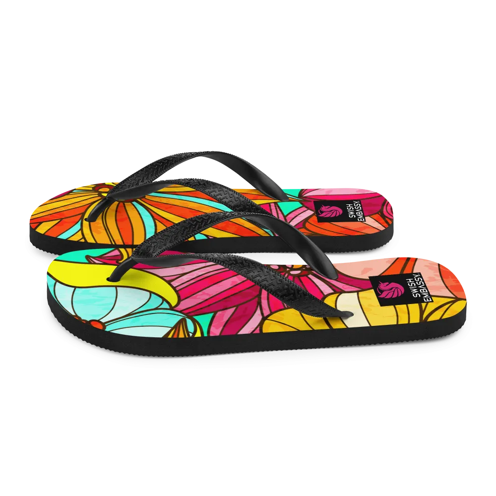Festive Flower (Flip Flops)