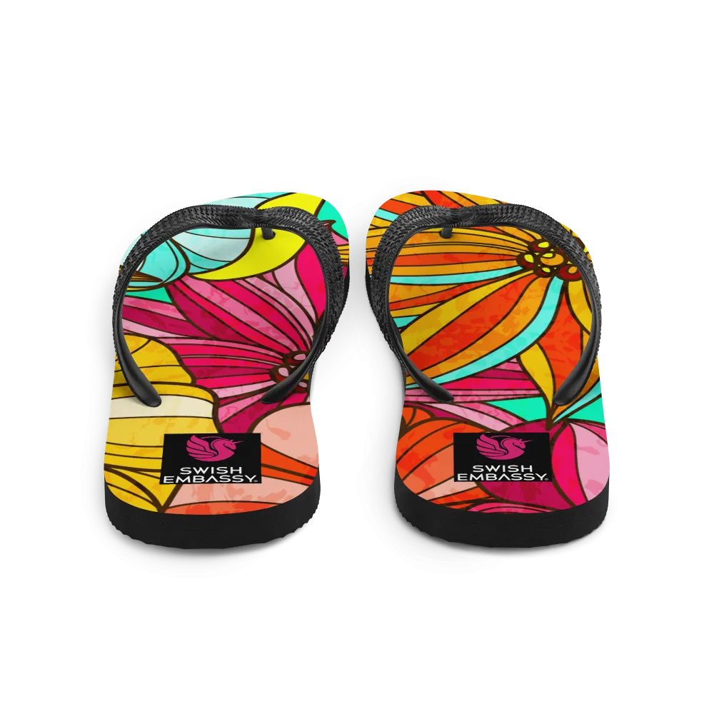 Festive Flower (Flip Flops)
