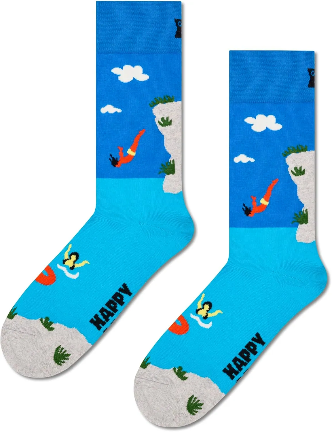 Happy Socks 4-Pack Socks, Tie-dye Sneaker, S/M