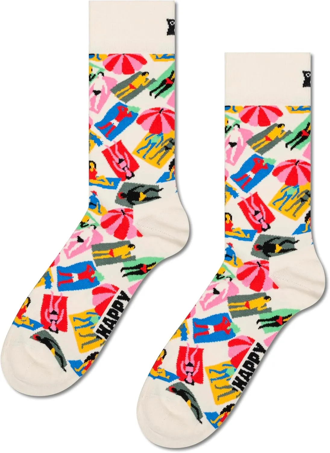 Happy Socks 4-Pack Socks, Tie-dye Sneaker, S/M