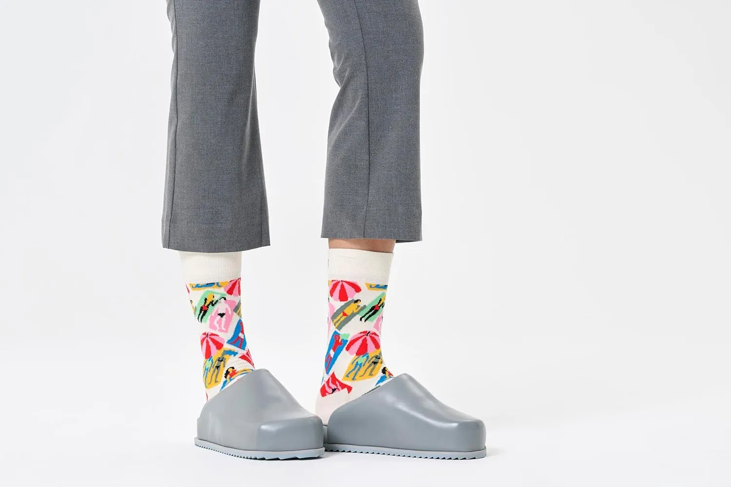 Happy Socks 4-Pack Socks, Tie-dye Sneaker, S/M