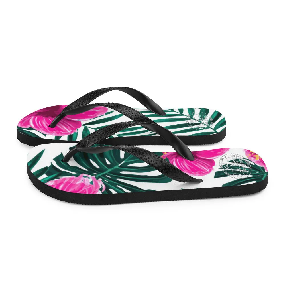 Hibiscus Flip-Flops