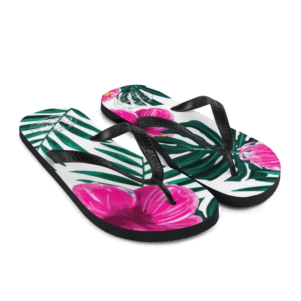 Hibiscus Flip-Flops