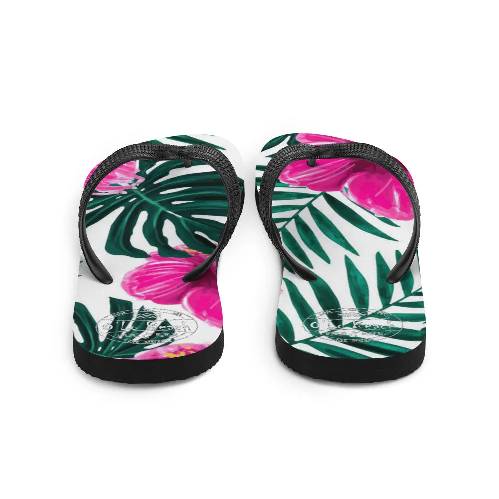Hibiscus Flip-Flops