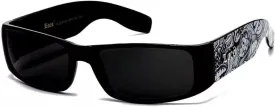Locs Sunglasses Hardcore Black 0103 (Black/Graffiti)