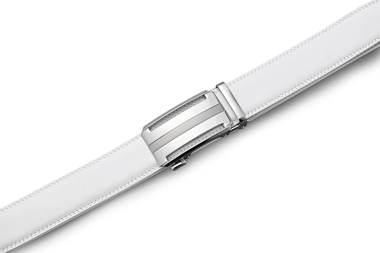Men's Belt, Ratchet Dress Casual Belt with Adjustable Automatic Buckle Trim to Fit