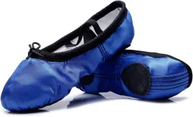 MSMAX Girls Ballet Shoes Toddler Costume Dancing Flats for Kids (Toddler/Little Kid/Big Kid)