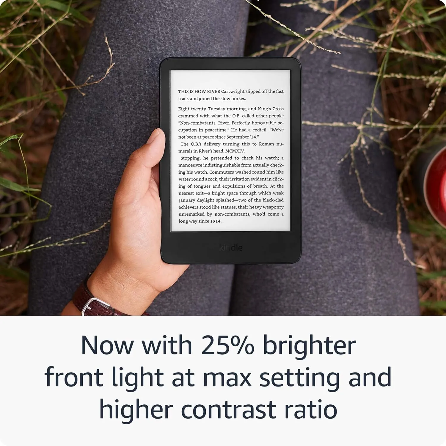 New Amazon Kindle (16 GB) - Lightest and most compact Kindle, with glare-free display, faster page turns, adjustable front light, and long battery life - Matcha   3 Months of Kindle Unlimited (with auto-renewal)