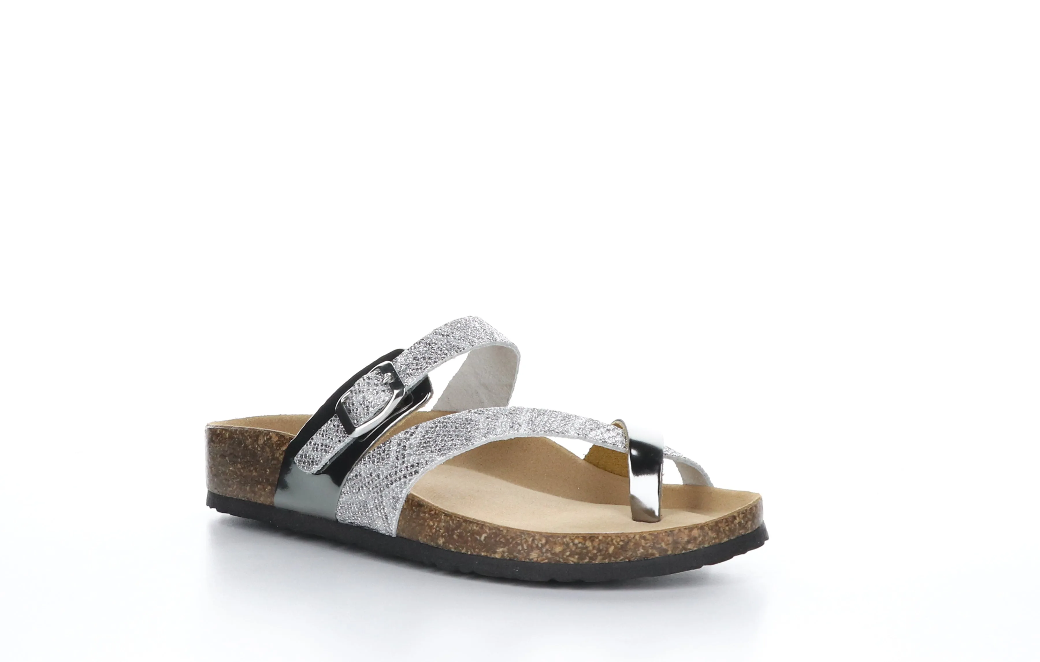 PARR Pewter/Grey Strappy Sandals