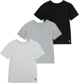 POLO RALPH LAUREN Boys' Multi-Pack Short Sleeve Undershirt