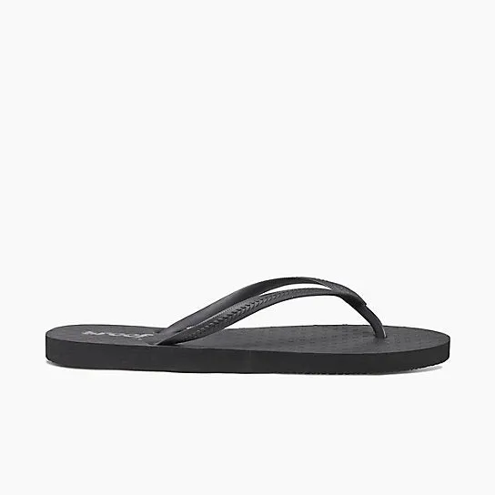 Reef Chakras Black & Blush Flip Flops