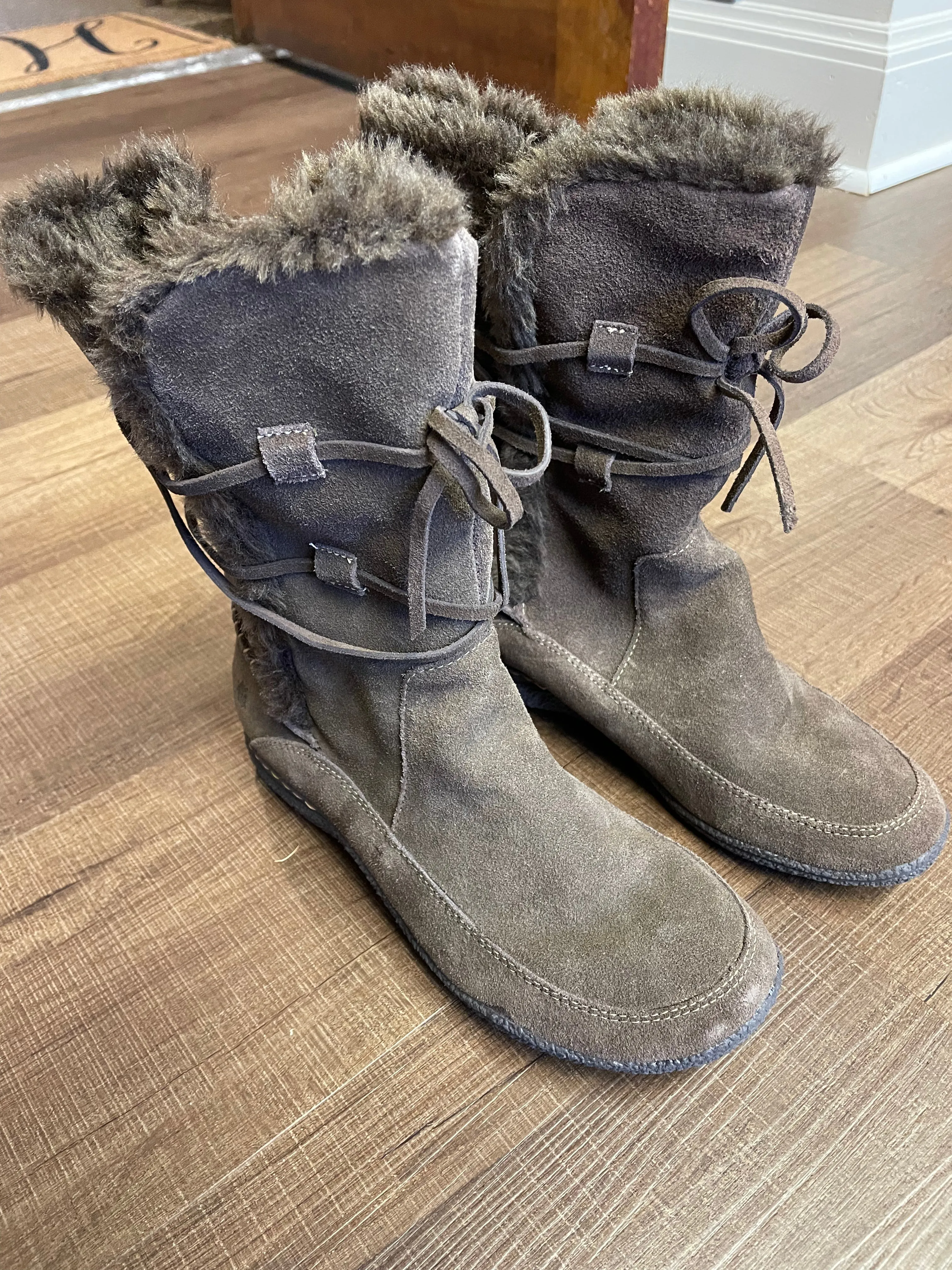 Ruff Hewn Powderhorn Fur Lined Boot (8.5M)