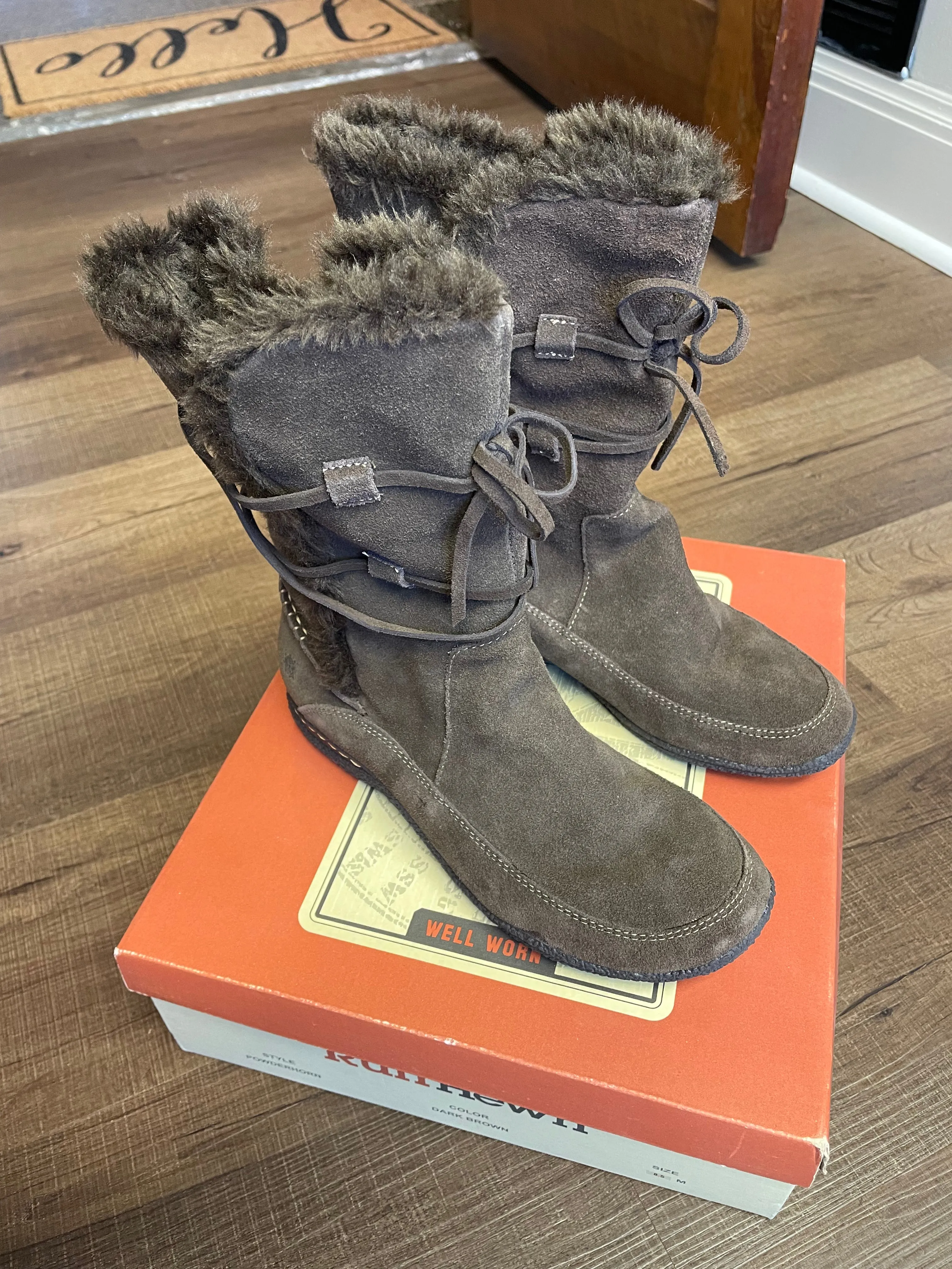 Ruff Hewn Powderhorn Fur Lined Boot (8.5M)