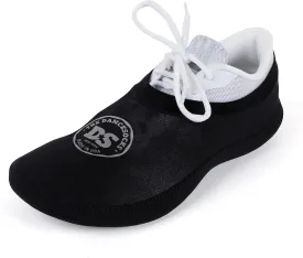 THE DANCESOCKS Carpet, Made in USA Original Over Sneaker Socks for Dance (1 pair - black)