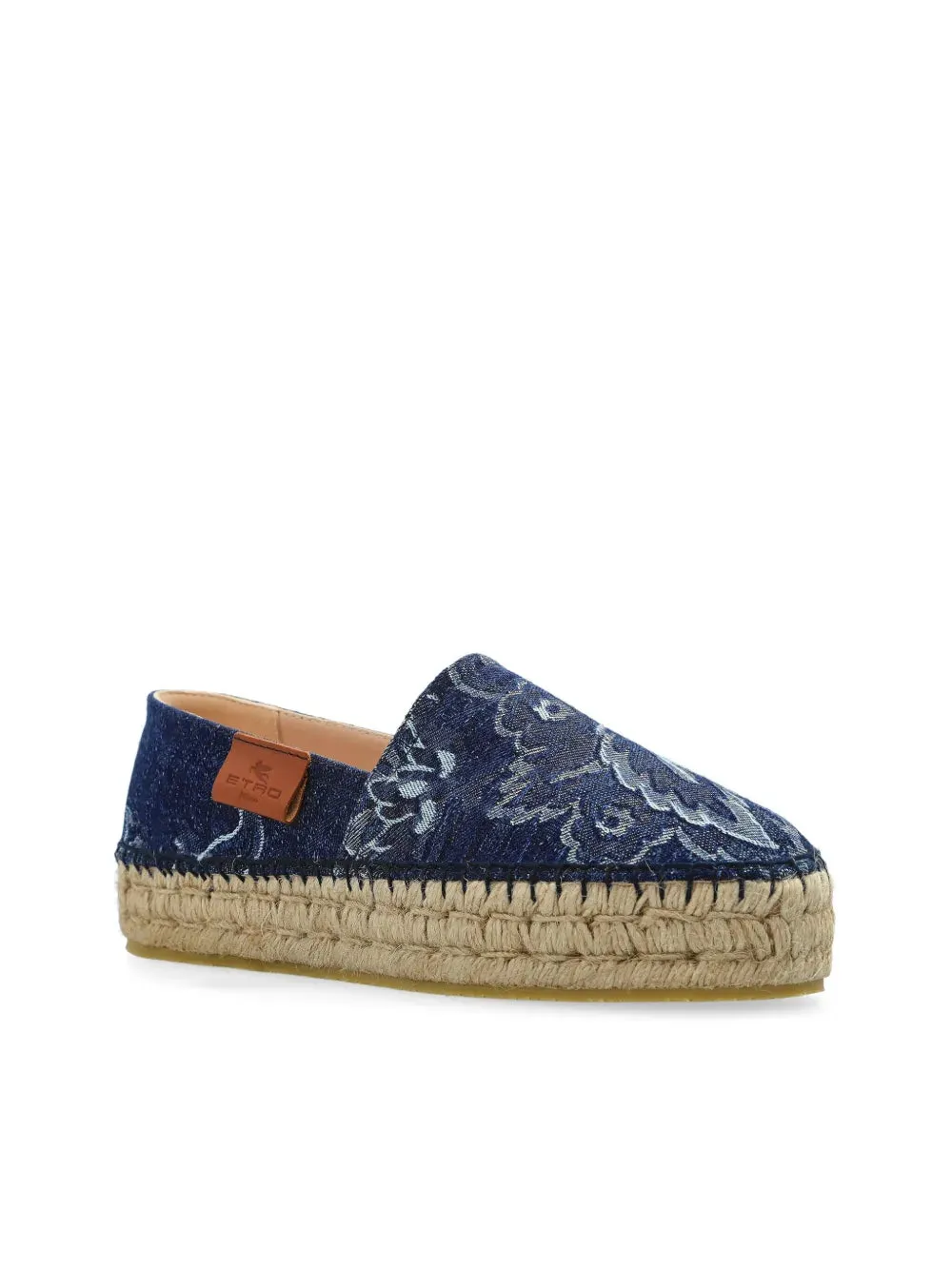 WS4G0002AD278S9090 Denim platform espadrilles
