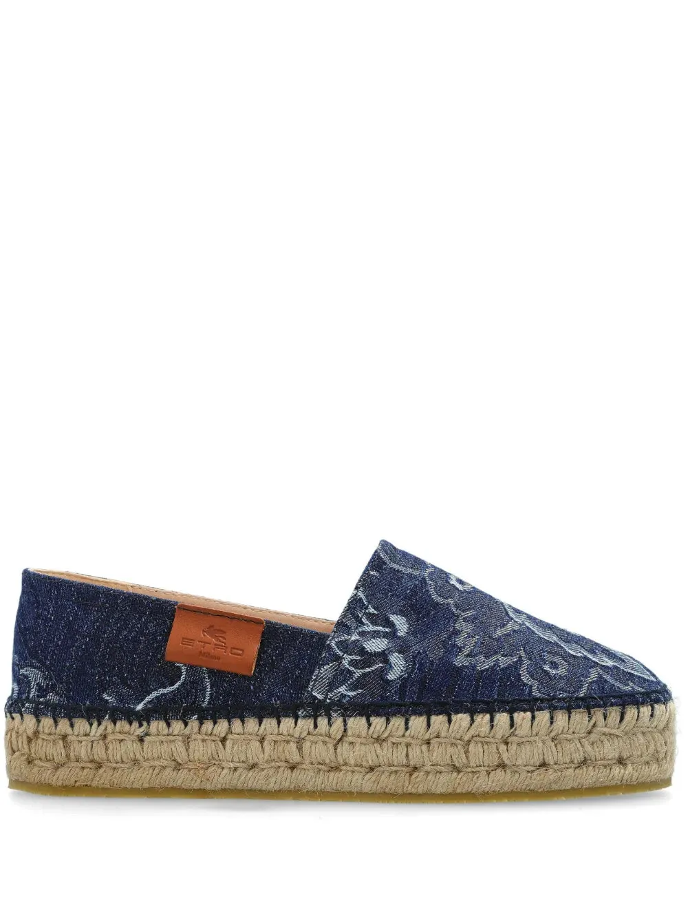 WS4G0002AD278S9090 Denim platform espadrilles